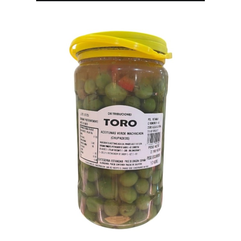 Aceituna Verde Machacada (chupadeos) Aceituna Verde Machacada (chupadeos)